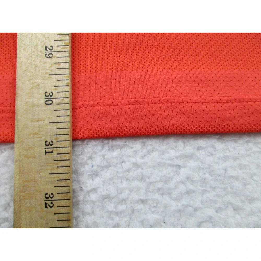 Nike Zonal Cooling Polo Shirt Mens XL Orange Short Sleeve Mesh Golf‎ Performance